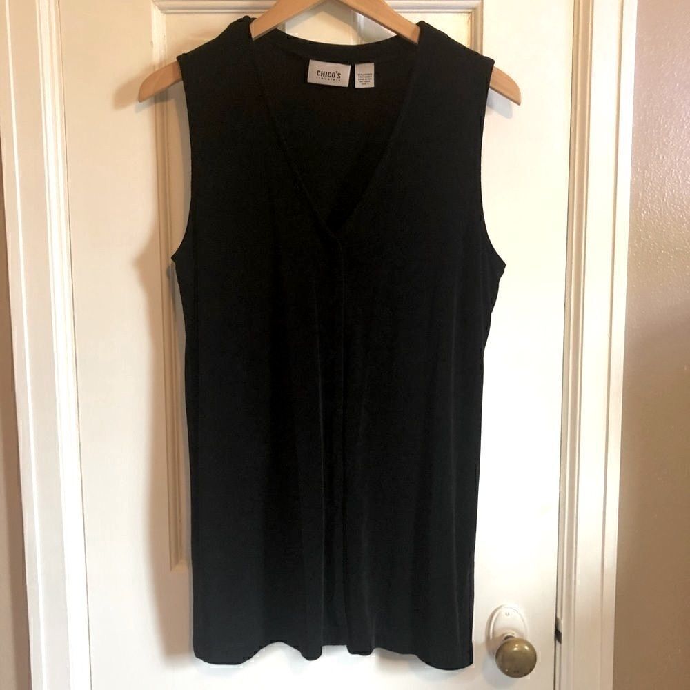 Black Chico’s button up blouse